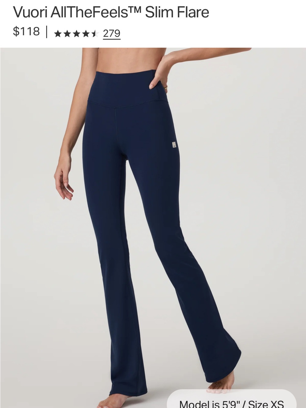 Vuori AllTheFeels Slim Flare Pants - Picture 2 of 5